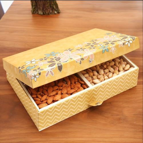 Ghasitaram Gifts Diwali Gifts Diwali Dryfruit - Gold 4 Part Print Dryfruit Box 1000 GMS Ghasitaram Gifts Diwali Gifts Diwali Dryfruit - Gold 4 Part Print Dryfruit Box 1000 GMS von Ghasitaram Gifts
