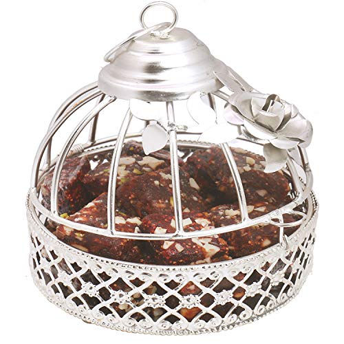 Ghasitaram Gifts Diwali Gifts - Diwali Hampers Silver Sugarfree Dates, Figs Bites Cage Ghasitaram Gifts Diwali Gifts - Diwali Hampers Silver Sugarfree Dates, Figs Bites Cage von Ghasitaram Gifts