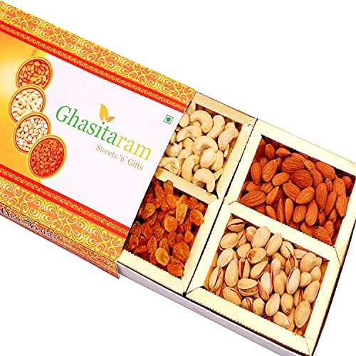 Ghasitaram Gifts Diwali Gifts Diwali - Orange Dryfruit Box 200 gms von Ghasitaram Gifts