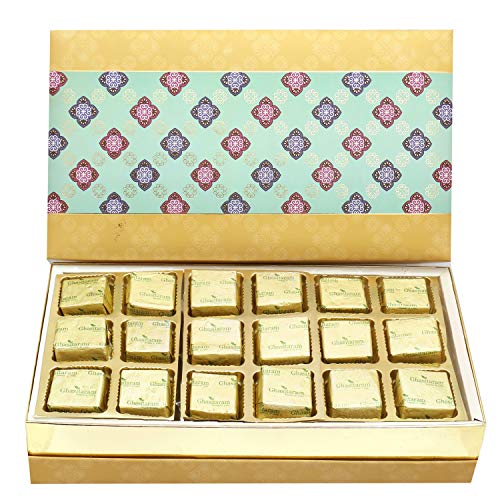 Ghasitaram Gifts Diwali Gifts Diwali Sugarfree Chocolates - 5 Part Print 18 Pcs Sugarfree Chocolates Box Ghasitaram Gifts Diwali Gifts Diwali Sugarfree Chocolates - 5 Part Print 18 Pcs Sugarfree Chocolates Box von Ghasitaram Gifts