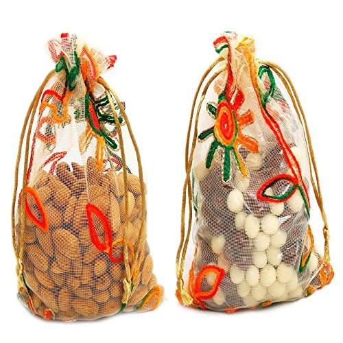 Ghasitaram Gifts Diwali Gifts Dry Fruits Hamper -Almonds and Nutties Net Pouch von Ghasitaram Gifts