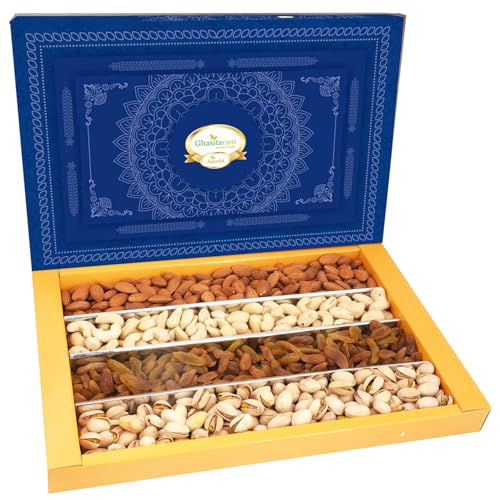 Ghasitaram Gifts Diwali Gifts Dryfruit Box - 800 g (Large) von Ghasitaram Gifts