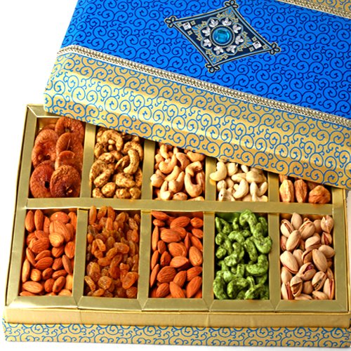 Ghasitaram Gifts Diwali Gifts Dryfruits - Exotic Dryfruit Box of 10 Dryfruits von Ghasitaram Gifts