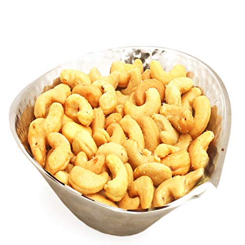 Ghasitaram Gifts Diwali Gifts - Silver Aluminium Roasted Cashew Bowl von Ghasitaram Gifts