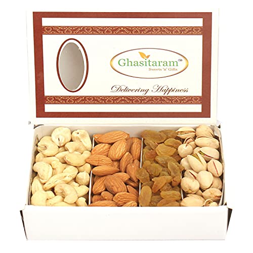 Ghasitaram Gifts Dry Fruit Box 200 gms (Multicolour,Square) von Ghasitaram Gifts