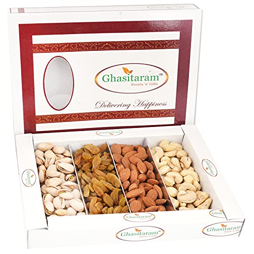 Ghasitaram Gifts Dry Fruit Box 400 gms(Multicolour,Square) von Ghasitaram Gifts