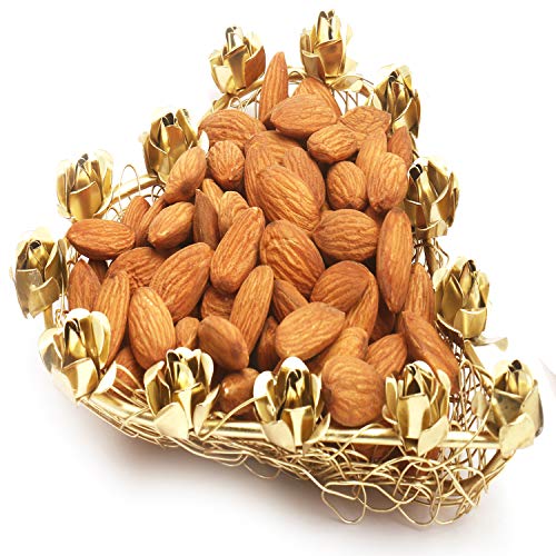 Ghasitaram Gifts Dry Fruit - Mesh Heart Almonds Tray von Ghasitaram Gifts