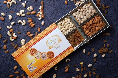 Ghasitaram Gifts Dryfruits - Ghasitaram's Orange Dryfruit Box 200 GMS von Ghasitaram Gifts