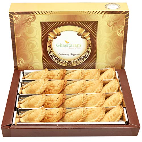 Ghasitaram Gifts Holi Sweets, Holi Gifts, Holi Hamper Air Fried/No Oil Diet Gujiyas 600 GMS Ghasitaram Gifts Holi Sweets, Holi Gifts, Holi Hamper Air Fried/No Oil Diet Gujiyas 600 GMS von Ghasitaram Gifts