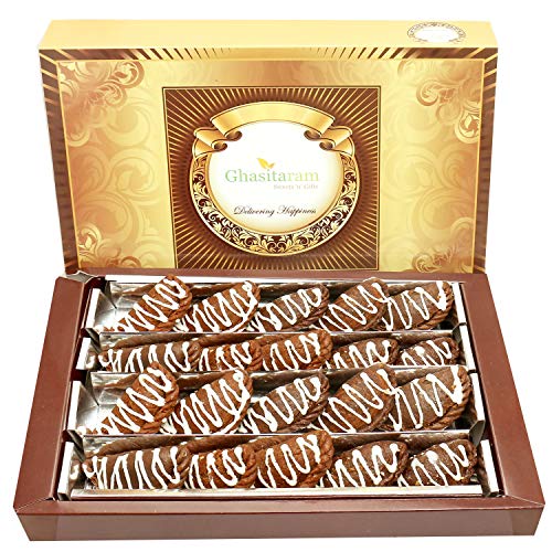 Ghasitaram Gifts Holi Sweets, Holi Gifts, Holi Hamper Chocolate Gujiya 800 GMS von Ghasitaram Gifts