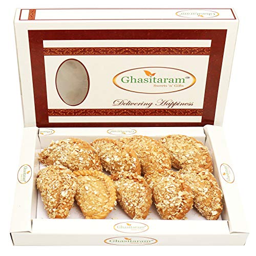 Ghasitaram Gifts Holi Sweets, Holi Gifts, Holi Hamper Roasted Oats Gujiya 400 GMS Ghasitaram Gifts Holi Sweets, Holi Gifts, Holi Hamper Roasted Oats Gujiya 400 GMS von Ghasitaram Gifts