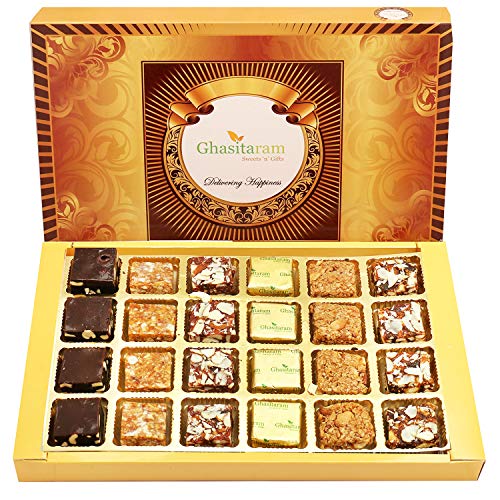 Ghasitaram Gifts Indian Sweets - Diwali Gifts Diwali Sweet - 24 pcs Assorted Bites von Ghasitaram Gifts