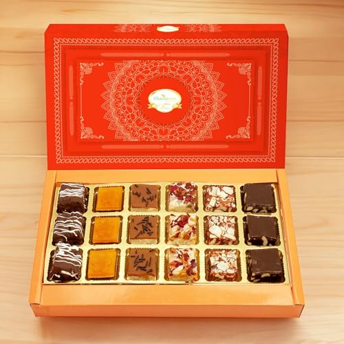 Ghasitaram Gifts Indian Sweets - Diwali Gifts Diwali Sweet - Diwali Special Ghasitaram Sweets Box 18 Pcs von Ghasitaram Gifts