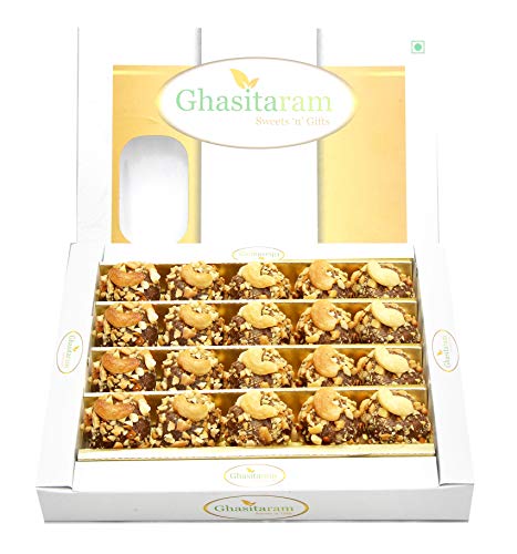 Ghasitaram Gifts Indian Sweets - Diwali Gifts Diwali Sweets - Chocolate Kaju Laddoo (400 GMS) von Ghasitaram Gifts