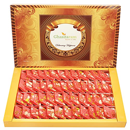 Ghasitaram Gifts Indian Sweets - Diwali Gifts Sugarfree Sweets - Strawberry Katli 800 GMS von Ghasitaram Gifts