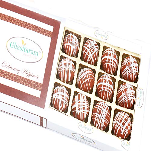 Ghasitaram Gifts Indian Sweets - Diwali Gifts Sweets- Ghasitaram's Kaju Choco Balls in White Box Ghasitaram Gifts Indian Sweets - Diwali Gifts Sweets- Ghasitaram's Kaju Choco Balls in White Box von Ghasitaram Gifts