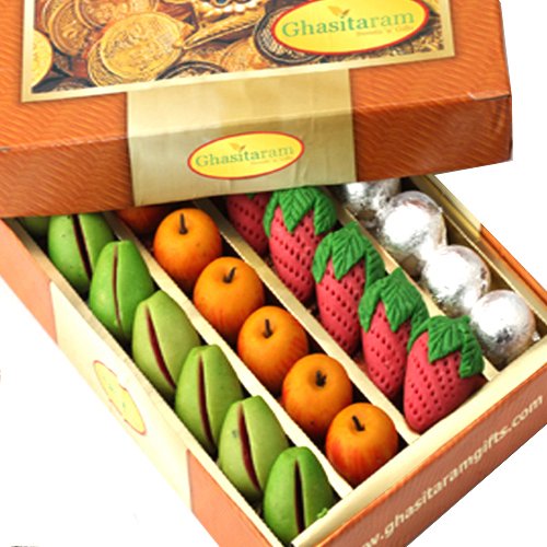 Ghasitaram Gifts Indian Sweets - Ghasitaram's Fruit Box 200 GMS von Ghasitaram Gifts