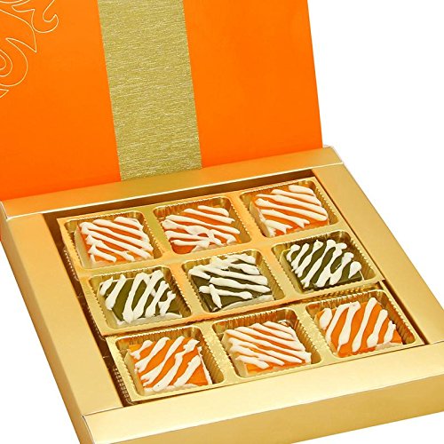Ghasitaram Gifts Indian Sweets - Royal 9 pcs Assorted Mango Bites Box von Ghasitaram Gifts