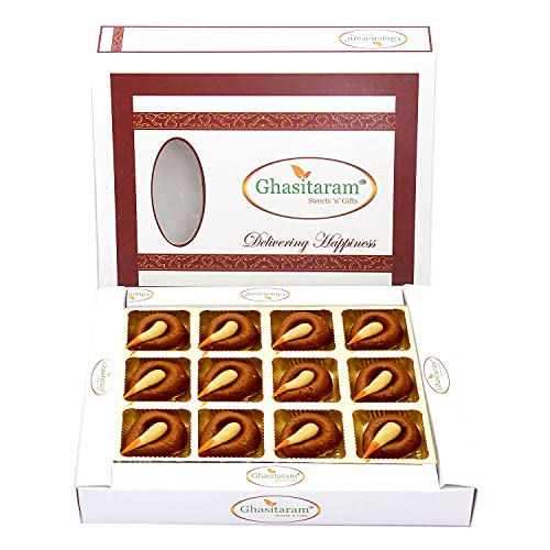 Ghasitaram Gifts Indian Sweets - Sweets Mathura Diyas in White Box Ghasitaram Gifts Indian Sweets - Sweets Mathura Diyas in White Box von Ghasitaram Gifts