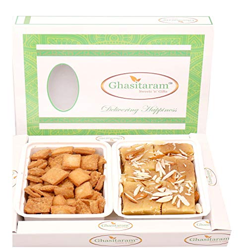 Ghasitaram Gifts Mithai Hampers - Shakar Pada and Soft Mysore Pak Hamper von Ghasitaram Gifts