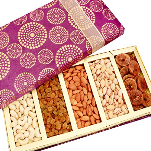 Ghasitaram Gifts Mother's Day Gifts Satin 5 Part Dryfruit Box Ghasitaram Gifts Mother's Day Gifts Satin 5 Part Dryfruit Box von Ghasitaram Gifts