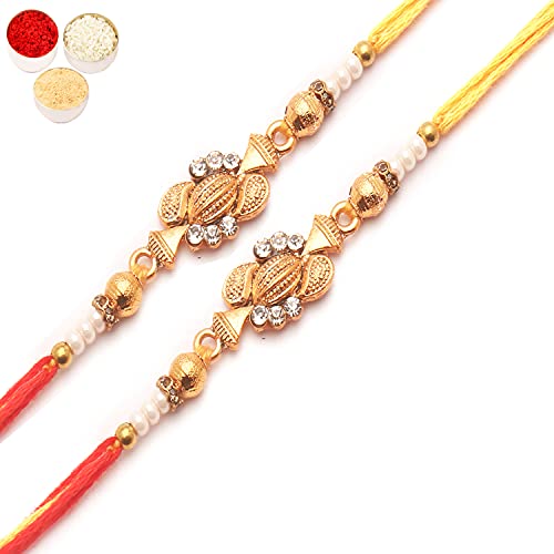 Ghasitaram Gifts Rakhi for Brother Rakhis Online -Set of 2 RW-12 Diamond Rakhi Ghasitaram Gifts Rakhi for Brother Rakhis Online -Set of 2 RW-12 Diamond Rakhi von Ghasitaram Gifts