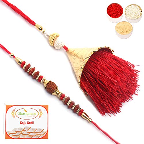 Ghasitaram Gifts Rakhis Online- Bong of Blessings Bhaiya Bhabhi Rakhi Ghasitaram Gifts Rakhis Online- Bong of Blessings Bhaiya Bhabhi Rakhi von Ghasitaram Gifts
