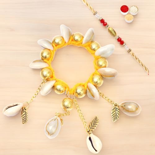 Ghasitaram Gifts Rakhis Online - Rakhi for Brother-PB-14 Bhaiya Bhabhi Rakhi von Ghasitaram Gifts