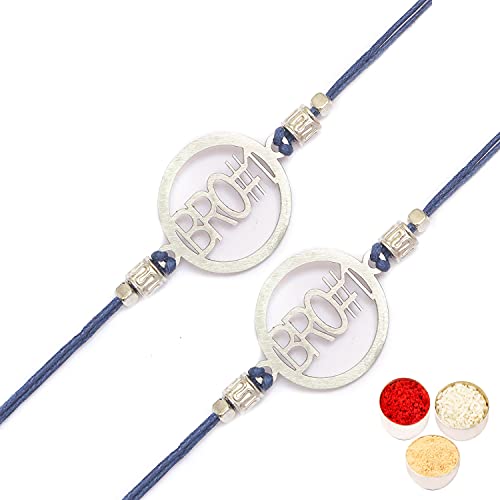 Ghasitaram Gifts Rakhis for Brother Kids Rakhi - Set of 2 - MR-2 Metal Bro #1 Rakhi Ghasitaram Gifts Rakhis for Brother Kids Rakhi - Set of 2 - MR-2 Metal Bro #1 Rakhi von Ghasitaram Gifts