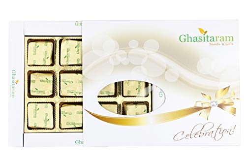 Ghasitaram Gifts Sugarfree Assorted Chocolates 12 pcs White Box-200gms von Ghasitaram Gifts