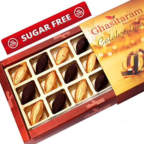 Ghasitaram Gifts Whole Roasted Almond Sugarfree Chocolates Box (... von Ghasitaram Gifts