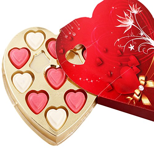 Valentine Gifts - Valentine Chocolates Ghasitaram Gifts Indian Sweets - - Sweet Heart Chocolate Box von Ghasitaram Gifts