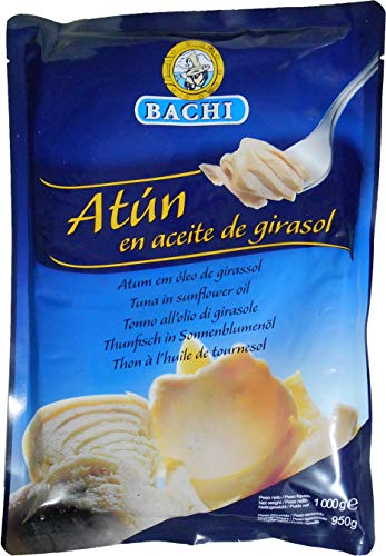 Thunfisch in Pflanzenöl im Umschlag Kg. 1[3 Packungen]. von Ghezzi
