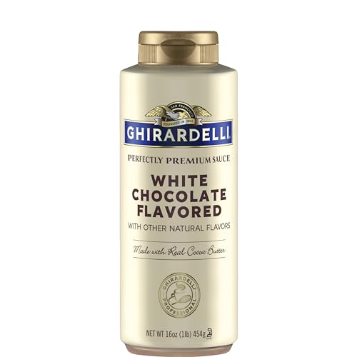 Ghirardelli Saucenflasche mit weißem Schokoladengeschmack, 473 ml Ghirardelli Saucenflasche mit weißem Schokoladengeschmack, 473 ml von Ghirardelli