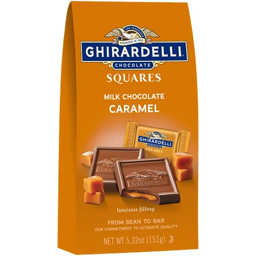 Ghirardelli Chocolate Milk Chocolate & Caramel Squares Chocolates Gift Bag, 5.32 oz. von Ghirardelli