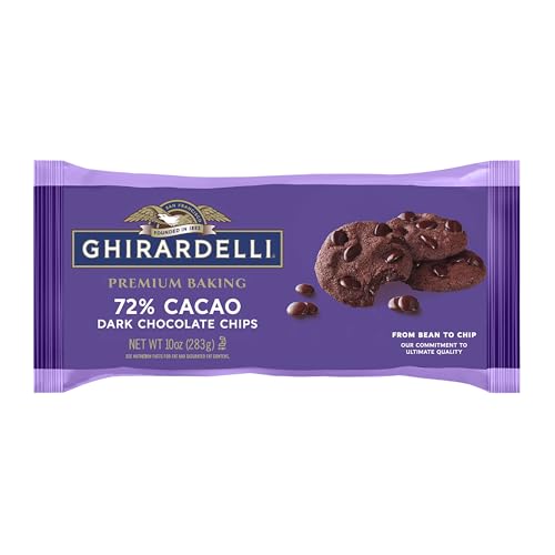 Ghirardelli Dunkle Schokoladenstückchen, 284 ml Ghirardelli Dunkle Schokoladenstückchen, 284 ml von Ghirardelli