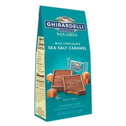 Ghirardelli Milk Sea Salt Caramel Squares Bag - 6.3oz von Ghirardelli
