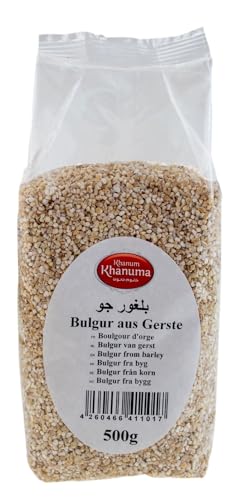 Khanum Khanuma Bulgur aus Gerste 500 Gramm zum Kochen und Backen Khanum Khanuma Bulgur aus Gerste 500 Gramm zum Kochen und Backen von Ghorbani Food