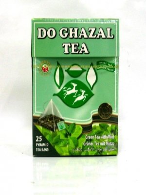 Do Ghazal Tee- als Loser Tee und Beutel-Tee, in Schwarztee, Grünertee und Kräutertee (Pfefferminze, 25 Beutel) von Ghorbani