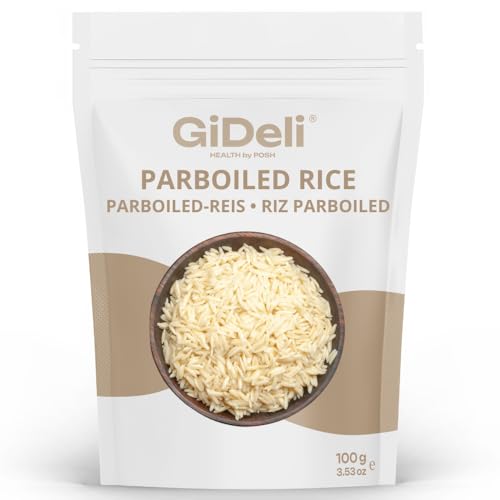 GiDeli Parboiled Reis, Parabelreis, Premium Reis Parboiled Eine Perfekte Ergänzung Zu Gerichten (100g) von GiDeli
