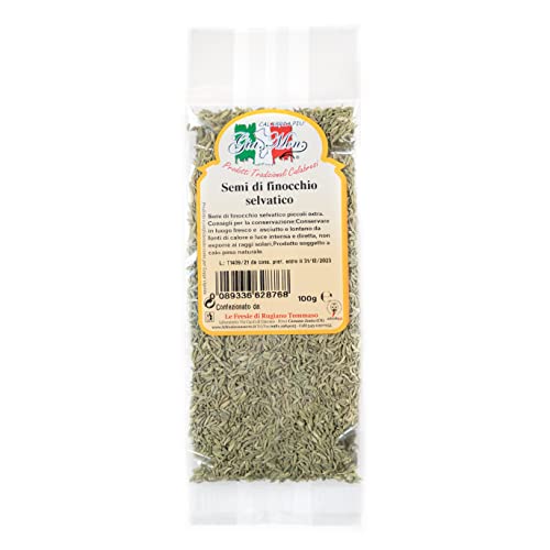 GIA MON wilder Fenchel aus Kalabrien 100g I Fenchelsamen für die gute Küche - mediterarne Feinkost Kräuter & Gewürze aus Kalabrien - Gesund & Verdauungsfördernd - Foeniculum Vulgare aus Italien GIA MON wilder Fenchel aus Kalabrien 100g I Fenchelsamen für die gute Küche - mediterarne Feinkost Kräuter & Gewürze aus Kalabrien - Gesund & Verdauungsfördernd - Foeniculum Vulgare aus Italien von Gia Mon