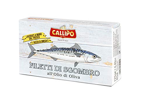 Callipo - Filetti di Sgombro all'Olio di Oliva - 125g von Callipo