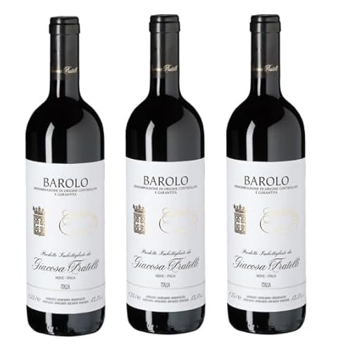 3x 0,75l - 2019er - Giacosa Fratelli - Barolo D.O.C.G. - Piemonte - Italien - Rotwein trocken von Giacosa Fratelli