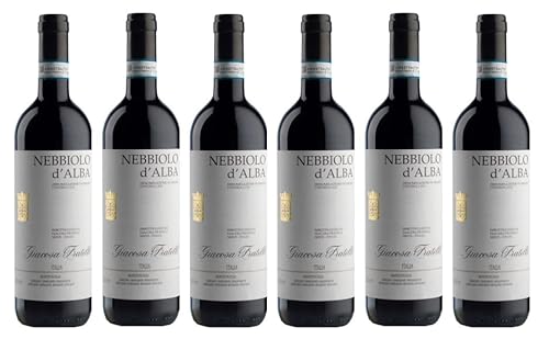 6x 0,75l - 2021er - Giacosa Fratelli - Nebbiolo d'Alba D.O.P. - Piemonte - Italien - Rotwein trocken von Giacosa Fratelli