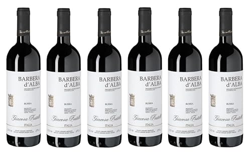 6x 0,75l - 2022er - Giacosa Fratelli - Bussia - Barbera d'Alba D.O.P. - Piemonte - Italien - Rotwein trocken von Giacosa Fratelli