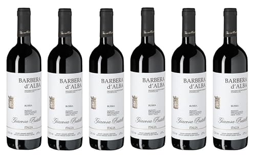 6x 0,75l - 2022er - Giacosa Fratelli - Bussia - Barbera d'Alba D.O.P. - Piemonte - Italien - Rotwein trocken von Giacosa Fratelli