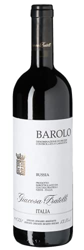 Barolo Bussia DOCG tr. 2016 von Giacosa Fratellii (1x0,75l), trockener Rotwein aus dem Piemont von Giacosa Fratelli