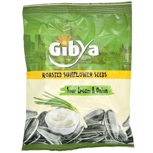 GibYa Sonnenblumenkerne mit Geschmack zum Snacken, Sour Cream and Onion 2x100g GibYa Sonnenblumenkerne mit Geschmack zum Snacken, Sour Cream and Onion 2x100g von Gibya
