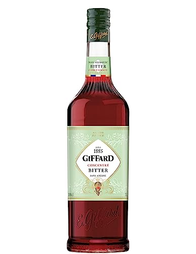 GIFFARD Bar Sirup 1,0 l - BITTER Sirup - Mixen/Mixgetränke/Cocktails von Giffard