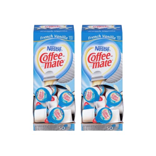 Coffee-Mate – French Vanilla – Liquid Creamer Singles – 50 Stück x 11 ml | 2 Stück Coffee-Mate – French Vanilla – Liquid Creamer Singles – 50 Stück x 11 ml | 2 Stück von Giftoluxe